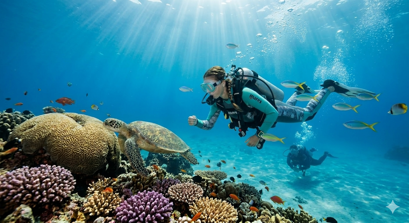 Scuba diving for beginners in Bali