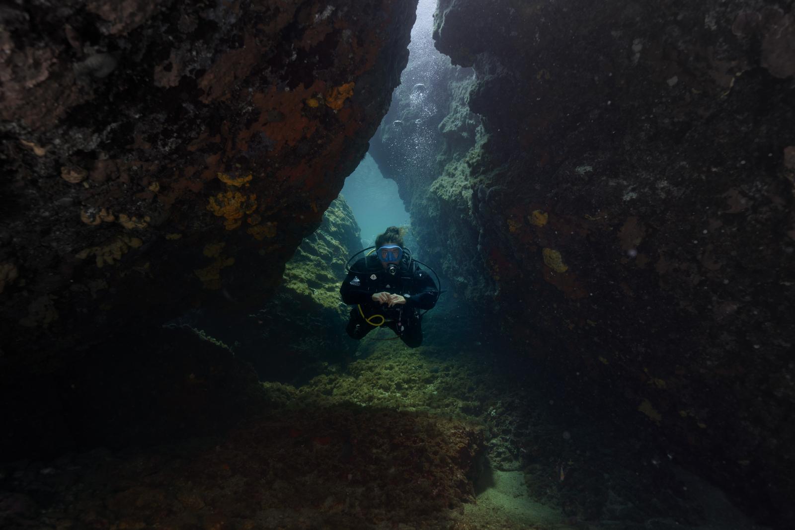 Scuba diving in Crete Greece