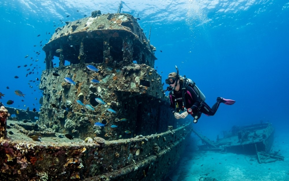 Wreck diving in Tenerife